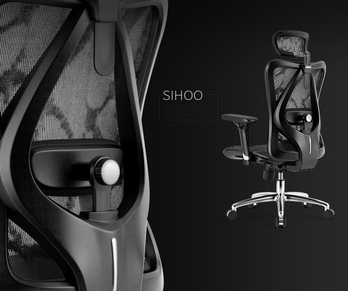 Sihoo M57 Ergonomic Office Chair (Black) Carousel 2