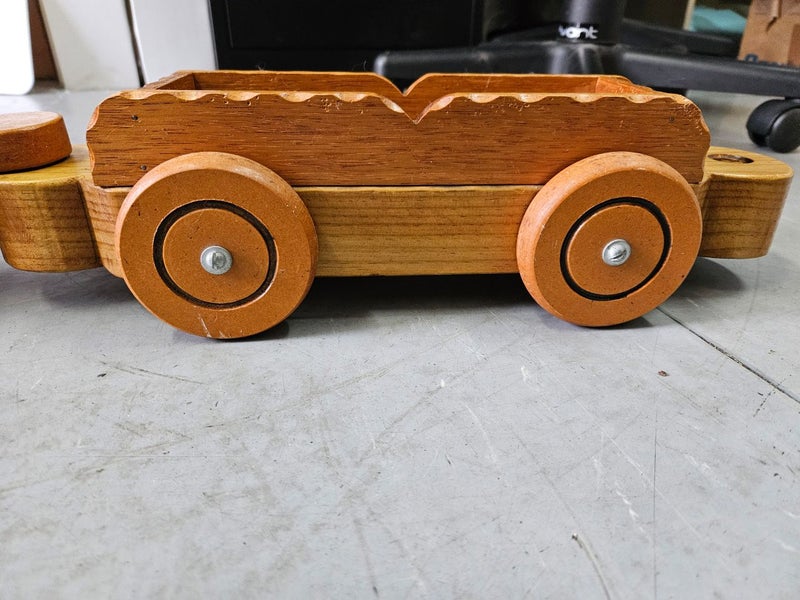 Toy wooden train large Carousel 5