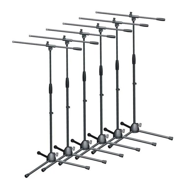 Artist MS017 Budget Black Boom Mic Stand - 6 Pack Carousel 1