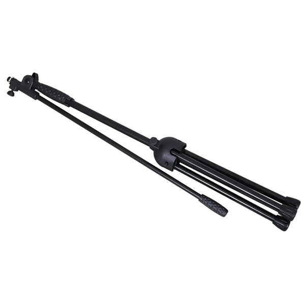 Artist MS017 2 Pack - Budget Black Boom Mic Stand & Mic Clips Carousel 9