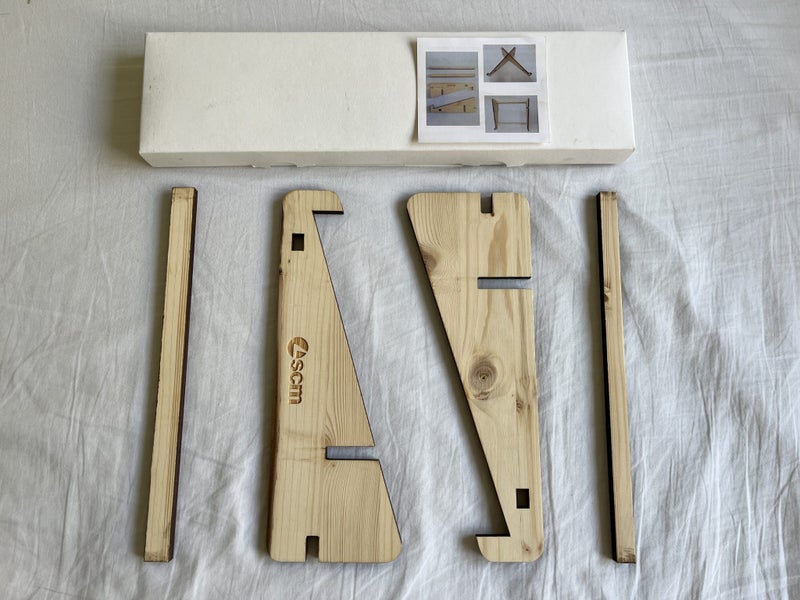 ** SCM - Portable Ergonomic Wooden Stand for - (Tablet / Laptop / Notebook) ** Carousel 1