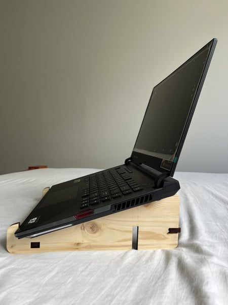 ** SCM - Portable Ergonomic Wooden Stand for - (Tablet / Laptop / Notebook) ** Carousel 10