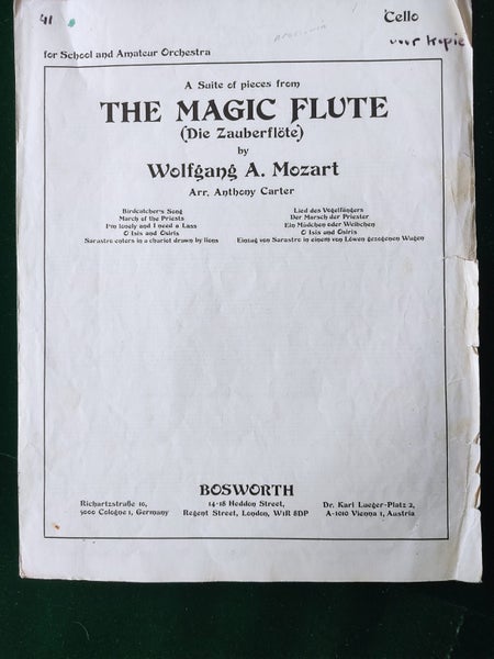 Cello Music - The Magic Flute Carousel 1