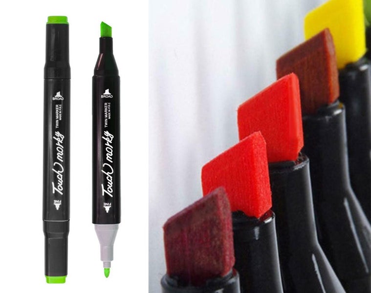 Colour Brush Paint Pens / Dual Tip Paint Markers (60 Colors) (Auckland Stock)64219903229826113