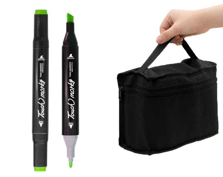 Colour Brush Paint Pens / Dual Tip Paint Markers (60 Colors) (Auckland Stock)64219903229826114