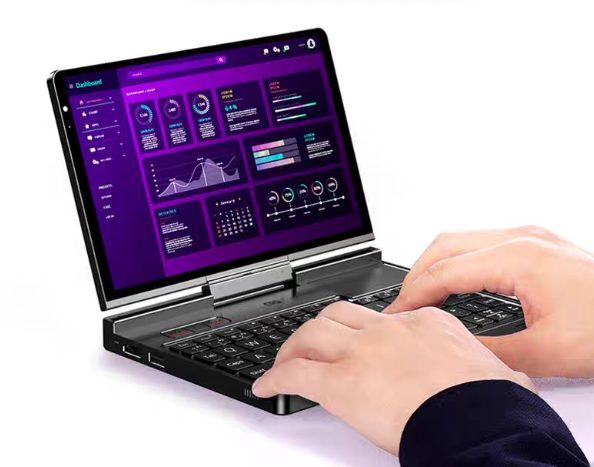 GPD Pocket4 Touch screen Laptop Tablet Brand New 8840U 16GB+512GB Carousel 2