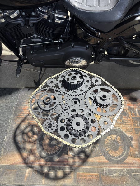 Lazy Susan industrial coffee table Carousel 2