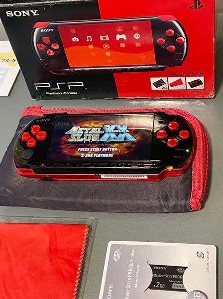 Boxed Special Edition PSP3000 Black Red PSP in 6.60 PRO-C 64G Full Accessories Carousel 2