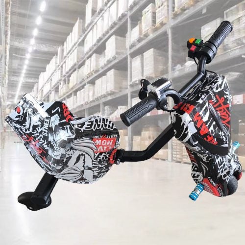 2025 New 3-Wheel Electric Drift Go Kart For Kids Ride On Trike w/ Bluetooth Carousel 1