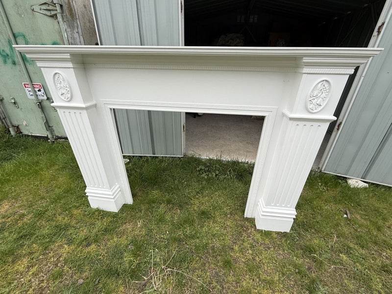 Ornate White Fire Surround Carousel 1