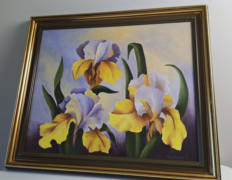 +++ WELL-EXECUTED " MARY SHEPHERD" PAINTING +++ Carousel 1