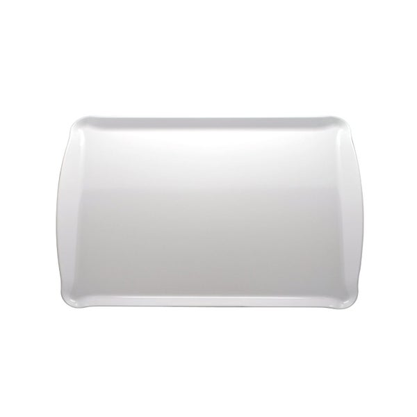 Jab White Rectangular Tray w/ Flared Sides 430x290mm Carousel 1