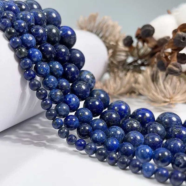 Lapis Lazuli Gemstone Beads (8mm) Carousel 1