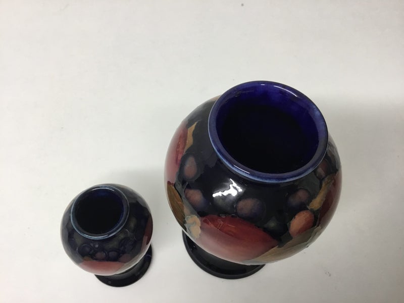 William Moorcroft Pottery Pomegranate Vases64494022925313111