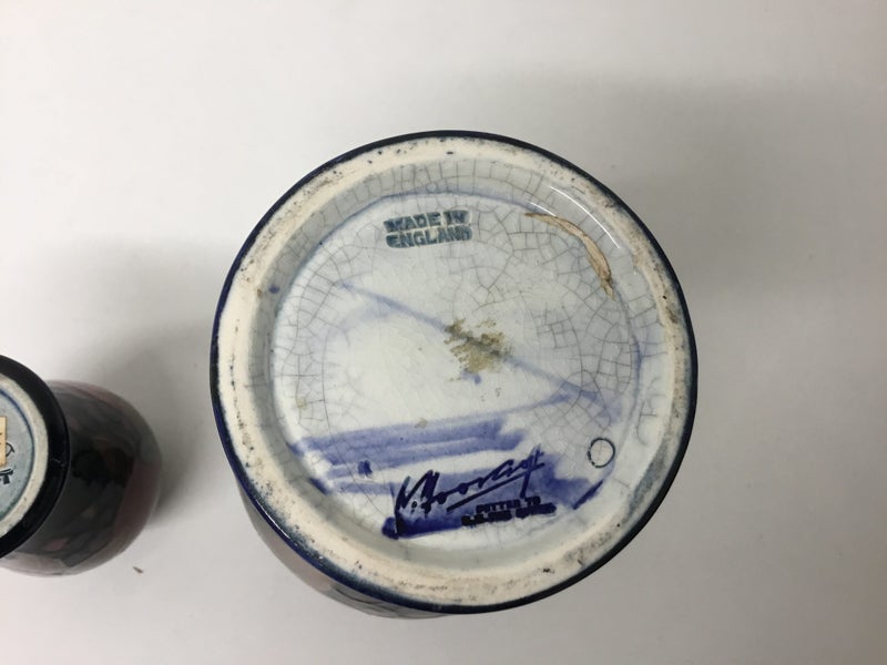 William Moorcroft Pottery Pomegranate Vases64494022925313113