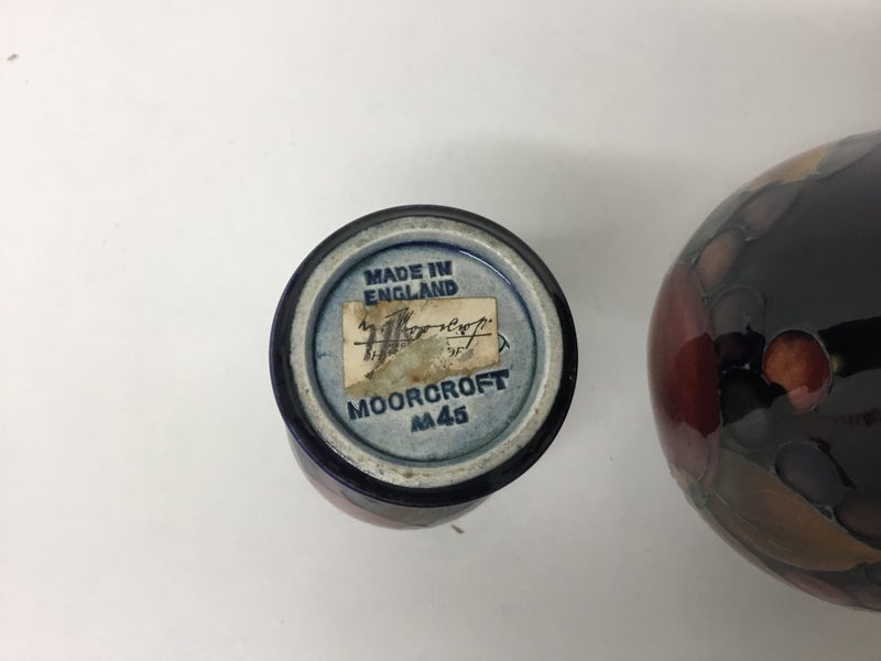 William Moorcroft Pottery Pomegranate Vases64494022925313114