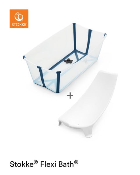 Stokke Flexi Bath Bundle Transparent Blue Carousel 1
