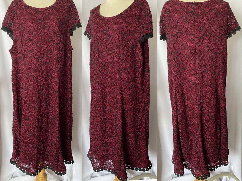 *TS14+* – FEMININE & GLAM SPECIAL EVENT LACE DRESS PLUS SIZE CHIC Carousel 1