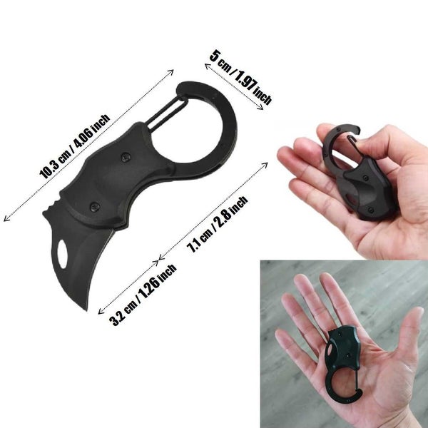 Stainless Steel Keychain Folding Claw Knife Pocket Knife *Local Clearance* Carousel 2