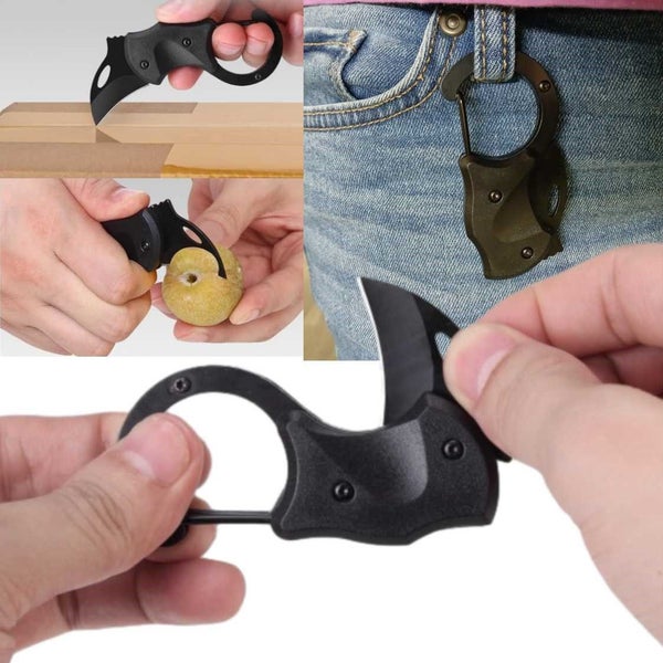 Stainless Steel Keychain Folding Claw Knife Pocket Knife *Local Clearance* Carousel 5