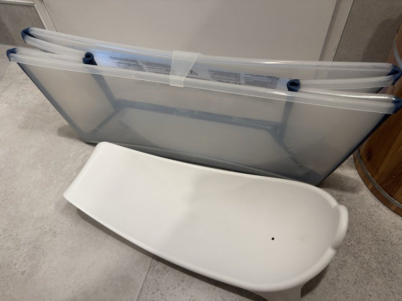 Stokke Flexi Bath Bundle Transparent Blue Carousel 2