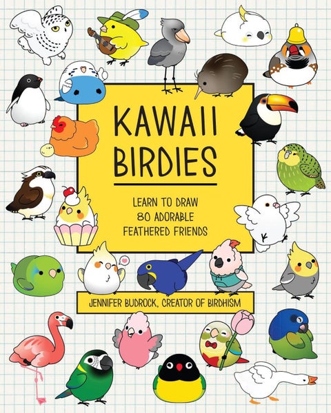 Kawaii Birdies by Jen Budrock - Paperback Carousel 1