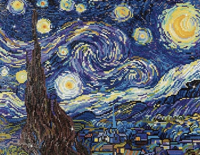 Diamond Dotz - Starry night (Van Gogh) Carousel 1