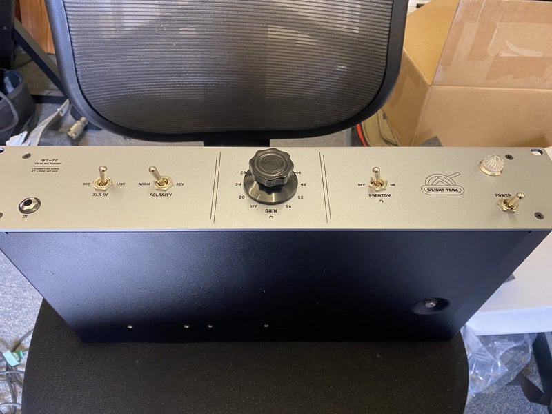 Weight Tank WT-72 Tube Microphone Preamp Carousel 1