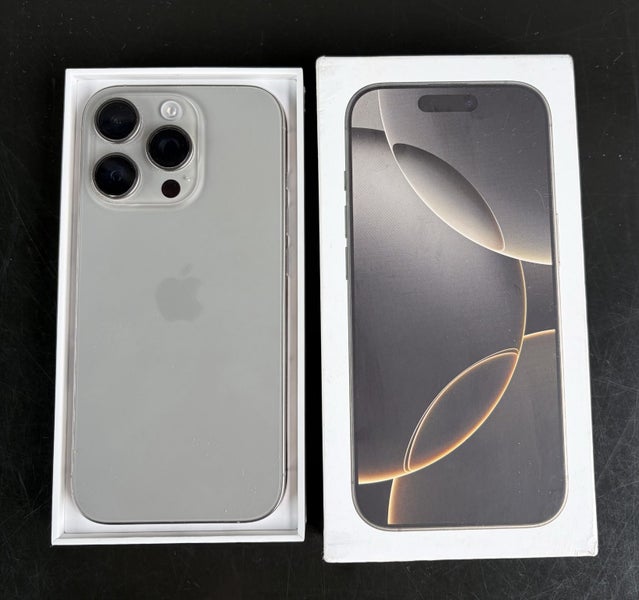 iPhone 16Pro Natural Titanium 128gb excellent cond.63841626885633111