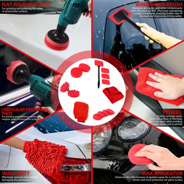 35 Pieces Car Detailing Kit,Car Cleaning Kit With Windshield Cleaning Tool Carousel 2