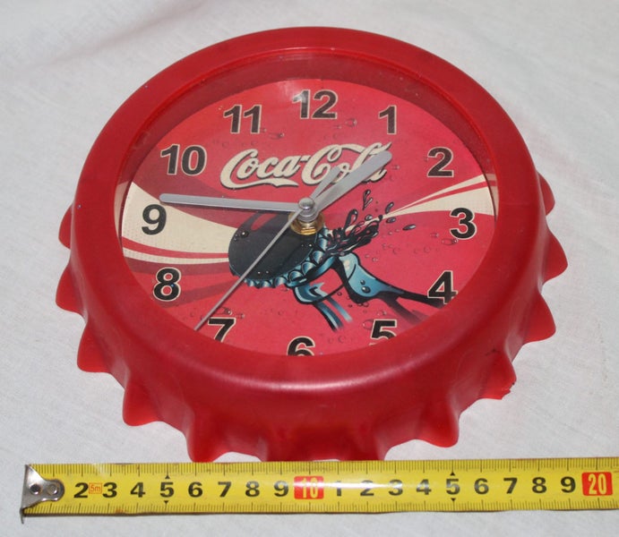 Vintage Coca Cola Bottle Top Clock (SGE95) Carousel 5