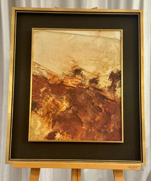 Suzanne Goldberg (1940-1999) Acrylic on Board in good condition Carousel 1