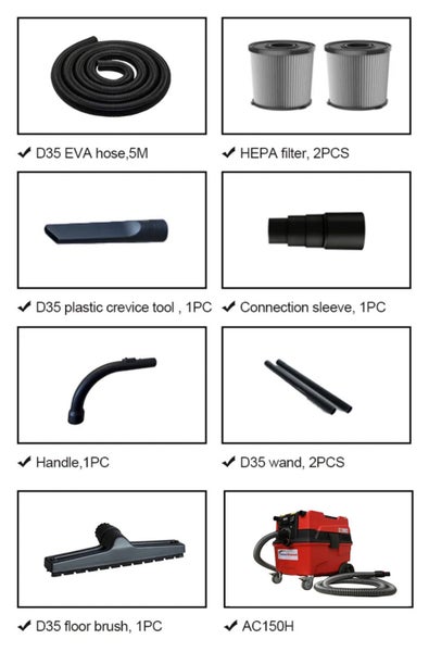 Zoomie Wet/Dry H-Class Vacuum / Fine Dust Extractor $1res63842640355203112