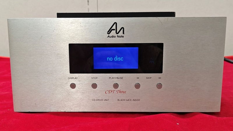 Audio Note CDT Three CD Transport *SEE DESCRIPTION* Carousel 2