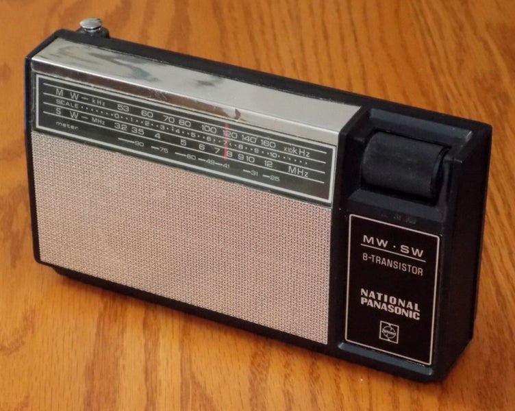 vintage National Panasonic transistor radio, 1960s Carousel 1
