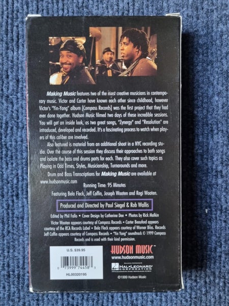 Victor Wooten Carter Beauford | Making Music (VHS, 2000 Carousel 2