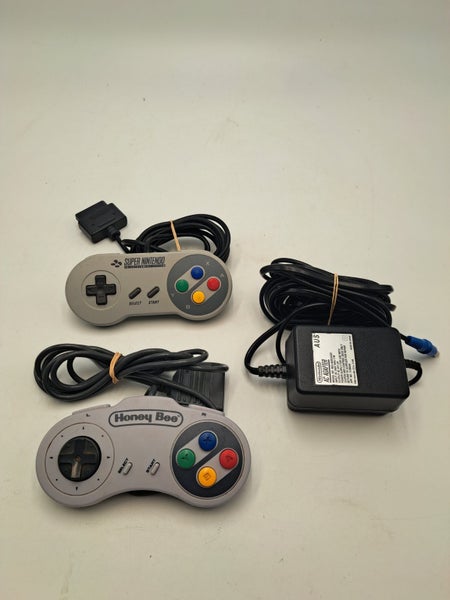 * SNES Super Nintendo Entertainment System Console w/ 2 Controllers & AC Cable!* Carousel 4