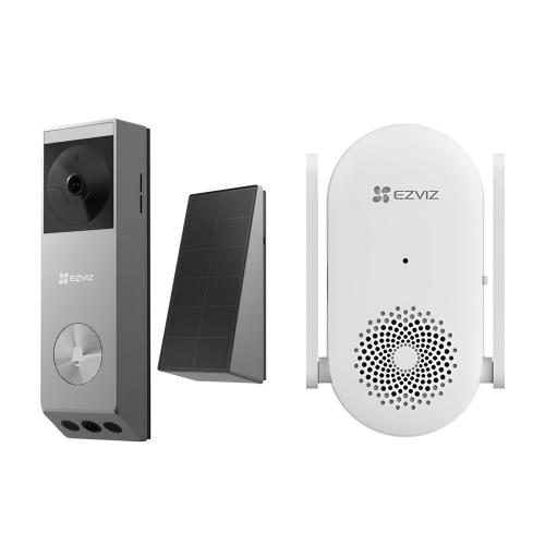 EZVIZ EP3x Pro 3MP/2K Dual-Lens Outdoor Wire-Free Battery Video Doorbell with Carousel 1