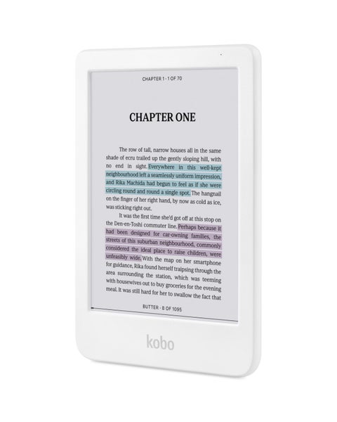Kobo Clara Colour White 6" E Ink Colour Display Comfort Light Pro &... Carousel 2