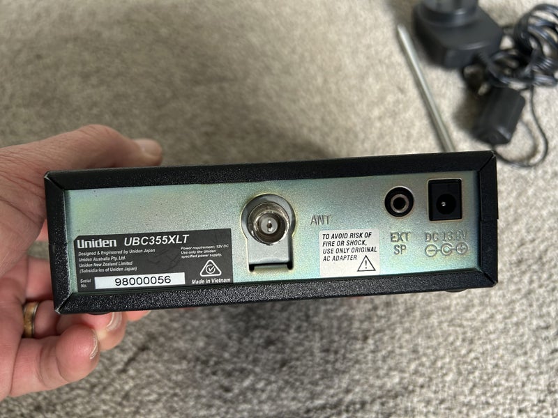 Uniden Bearcat UBC355XLT - NZ model63844690697475111