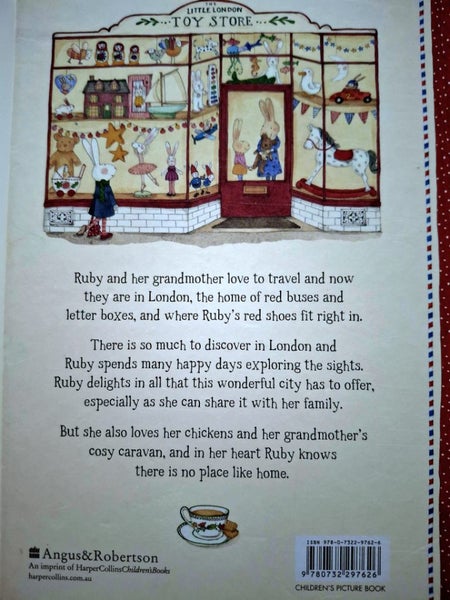 Ruby Red Shoes Goes to London Carousel 7