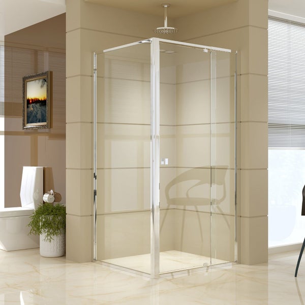 Della Francesca Semi Frameless Shower Screen (98~106)X 195Cm & (89~92)X Side As/ Carousel 1