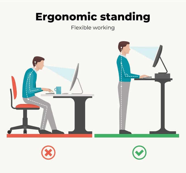 Levede Motorised Standing Desk Adjustable Sit Stand Cable Management 140X70cm Carousel 2