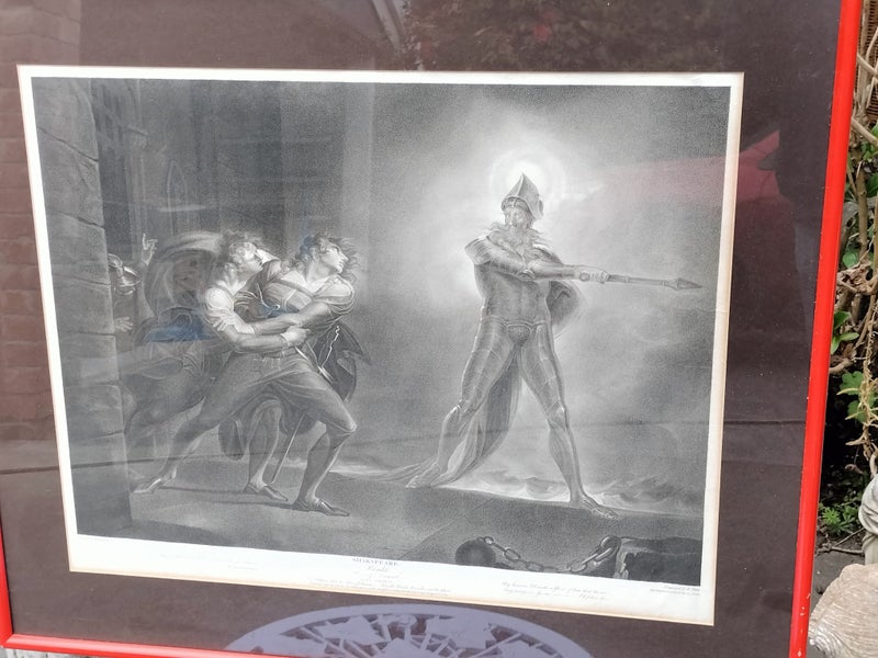 Large Antique Engraving with Interesting Previous Ownership Detail Carousel 2