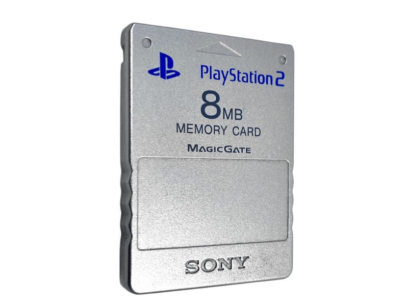 Official SONY PS2 Memory Card (SILVER) Carousel 1