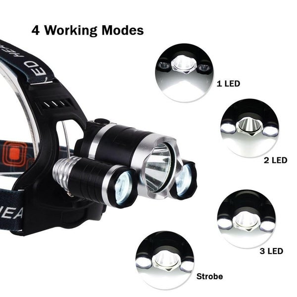 Headlamp - SPORT LIGHTS - CAMPING LIGHT - FISHING LIGHT Carousel 8