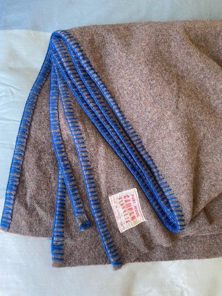 Single Wool Blanket Grey Carousel 1