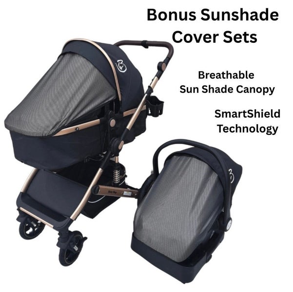 Preorder - Supra - 3 in 1 Stroller + Bassinet + Capsule Car Seat Combo with M... Carousel 14