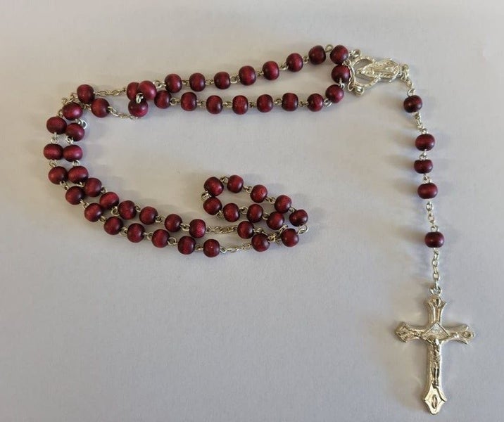 Rosary-ROSEWOOD & ROSE SCENTED ROSARY Carousel 1