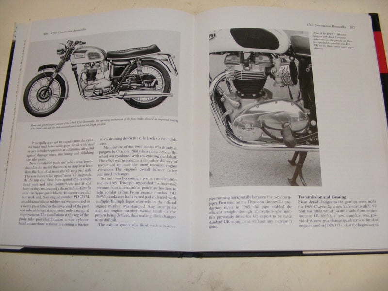 Triumph Bonneville ,Year By Year by Paul Hazeldine Carousel 5